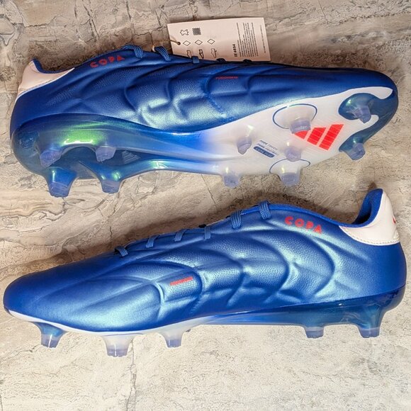 adidas Copa Pure 2.1 FG Marinerush Men\'s 10.5 Blue White Soccer Cleats IE4894 main image 11